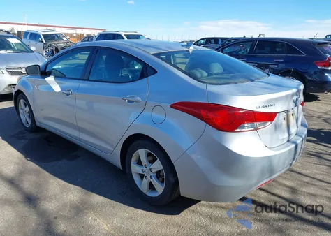 2012 Hyundai Elantra Gls from USA, damaged, VIN 5NPDH4AE6CH062148